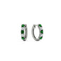 1/2 Carat Stunning Five Stone Huggie Hoops Earrings Fascinating Diamonds