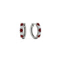 1/2 Carat Stunning Five Stone Huggie Hoops Earrings Fascinating Diamonds