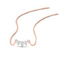 0.75 Carat 5 Stone Pear Shaped Diamond Necklace Fascinating Diamonds