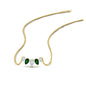 0.75 Carat 5 Stone Pear Shaped Diamond Necklace Fascinating Diamonds