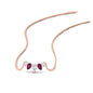 0.75 Carat 5 Stone Pear Shaped Diamond Necklace Fascinating Diamonds