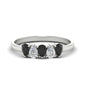 0.75 Carat 5 Stone Wedding Band Diamond Teardrop Fascinating Diamonds
