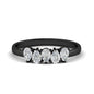 0.75 Carat 5 Stone Wedding Band Diamond Teardrop Fascinating Diamonds