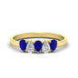 0.75 Carat 5 Stone Wedding Band Diamond Teardrop Fascinating Diamonds