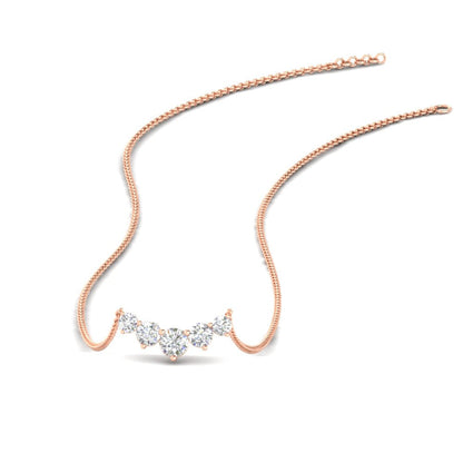 0.75 Carat Graduating Round Diamond Pendant Fascinating Diamonds