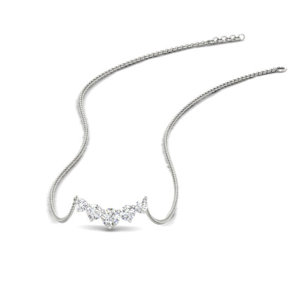 0.75 Carat Graduating Round Diamond Pendant Fascinating Diamonds