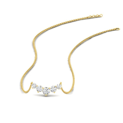 0.75 Carat Graduating Round Diamond Pendant Fascinating Diamonds
