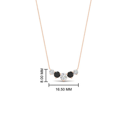 0.75 Carat Graduating Round Diamond Pendant Fascinating Diamonds
