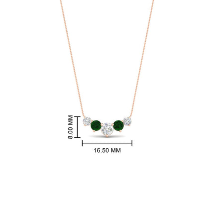0.75 Carat Graduating Round Diamond Pendant Fascinating Diamonds