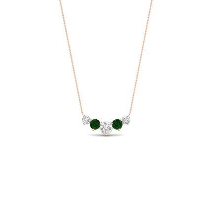 0.75 Carat Graduating Round Diamond Pendant Fascinating Diamonds