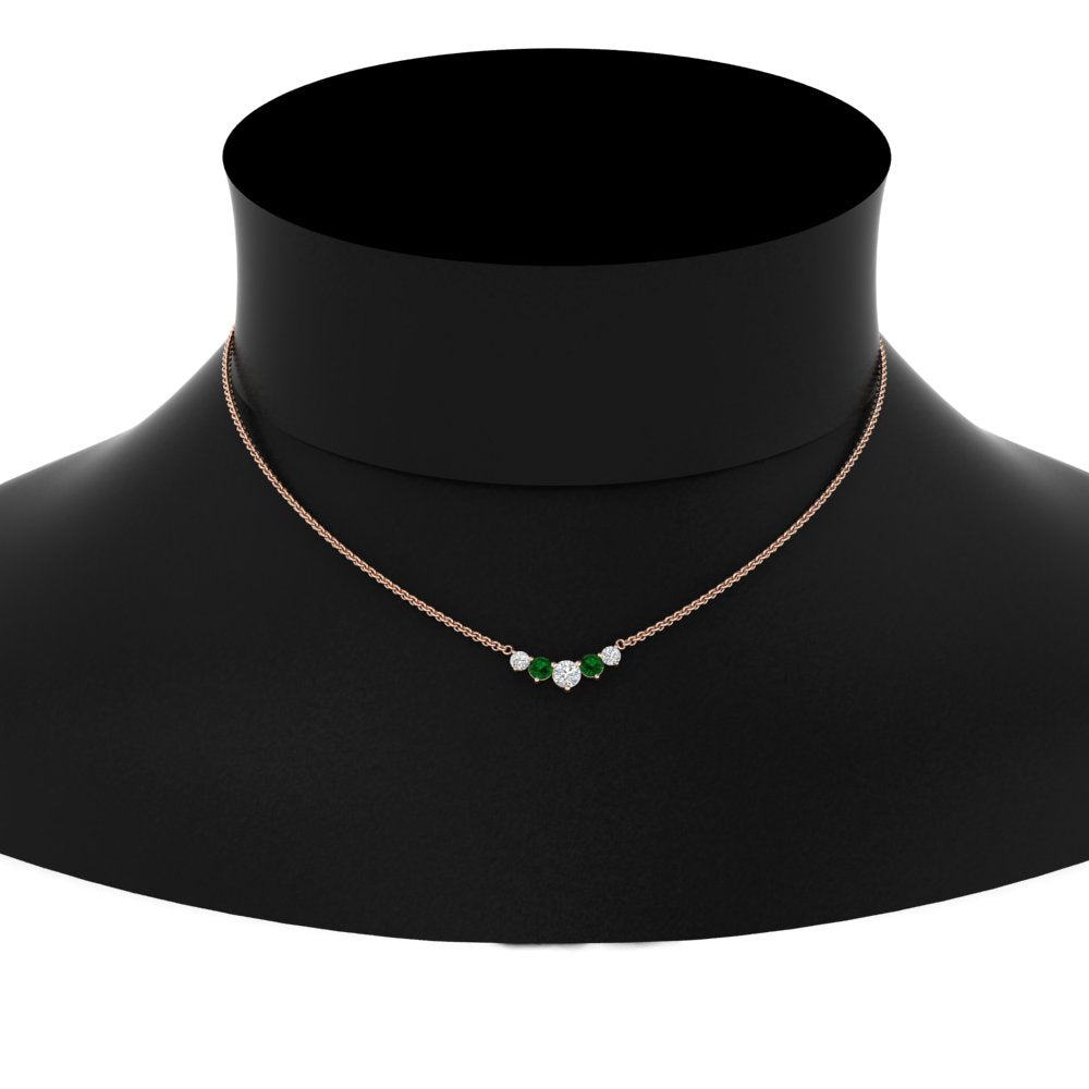 0.75 Carat Graduating Round Diamond Pendant Fascinating Diamonds
