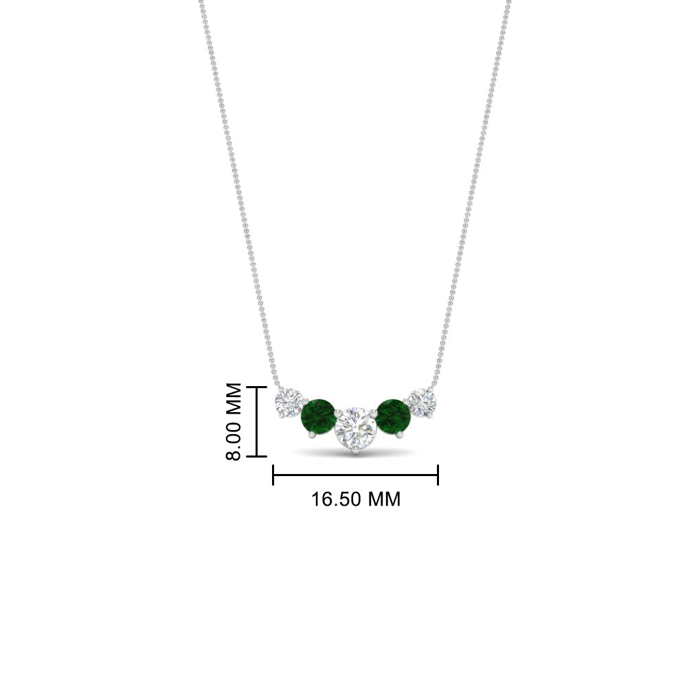 0.75 Carat Graduating Round Diamond Pendant Fascinating Diamonds