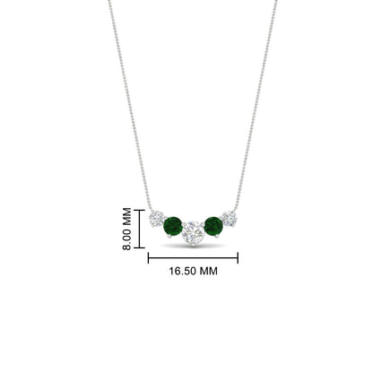 0.75 Carat Graduating Round Diamond Pendant Fascinating Diamonds