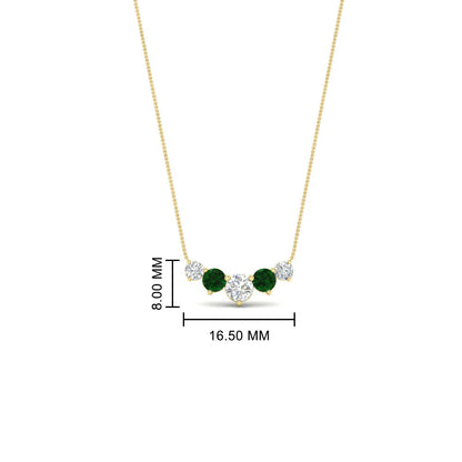 0.75 Carat Graduating Round Diamond Pendant Fascinating Diamonds