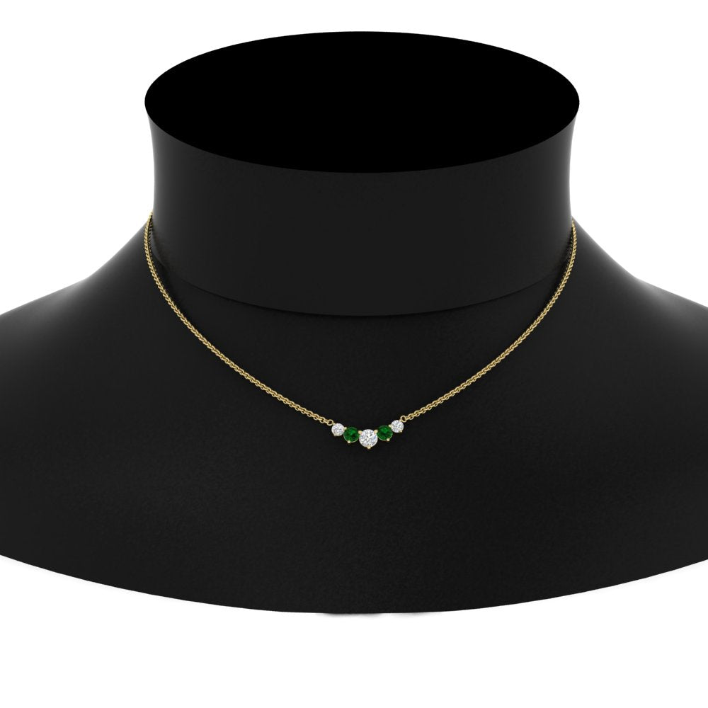 0.75 Carat Graduating Round Diamond Pendant Fascinating Diamonds