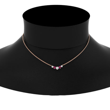 0.75 Carat Graduating Round Diamond Pendant Fascinating Diamonds
