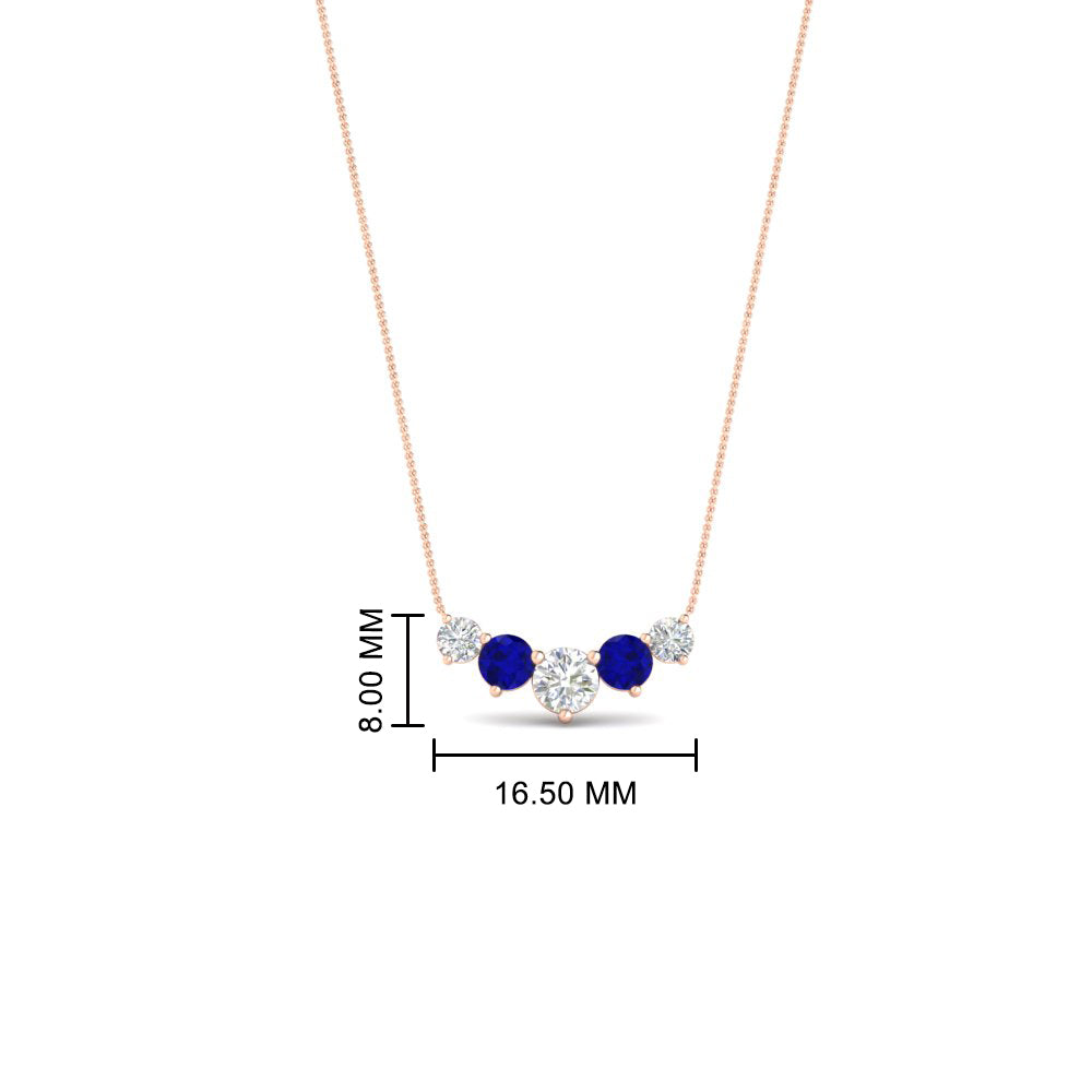 0.75 Carat Graduating Round Diamond Pendant Fascinating Diamonds