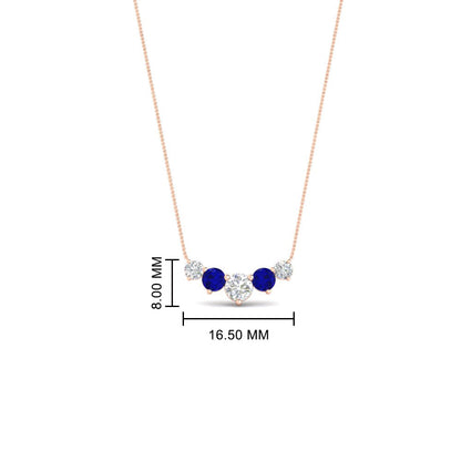 0.75 Carat Graduating Round Diamond Pendant Fascinating Diamonds