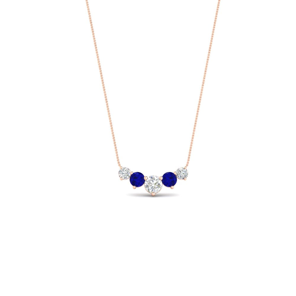0.75 Carat Graduating Round Diamond Pendant Fascinating Diamonds