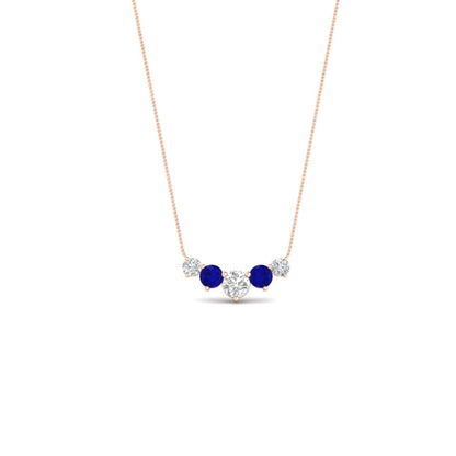 0.75 Carat Graduating Round Diamond Pendant Fascinating Diamonds