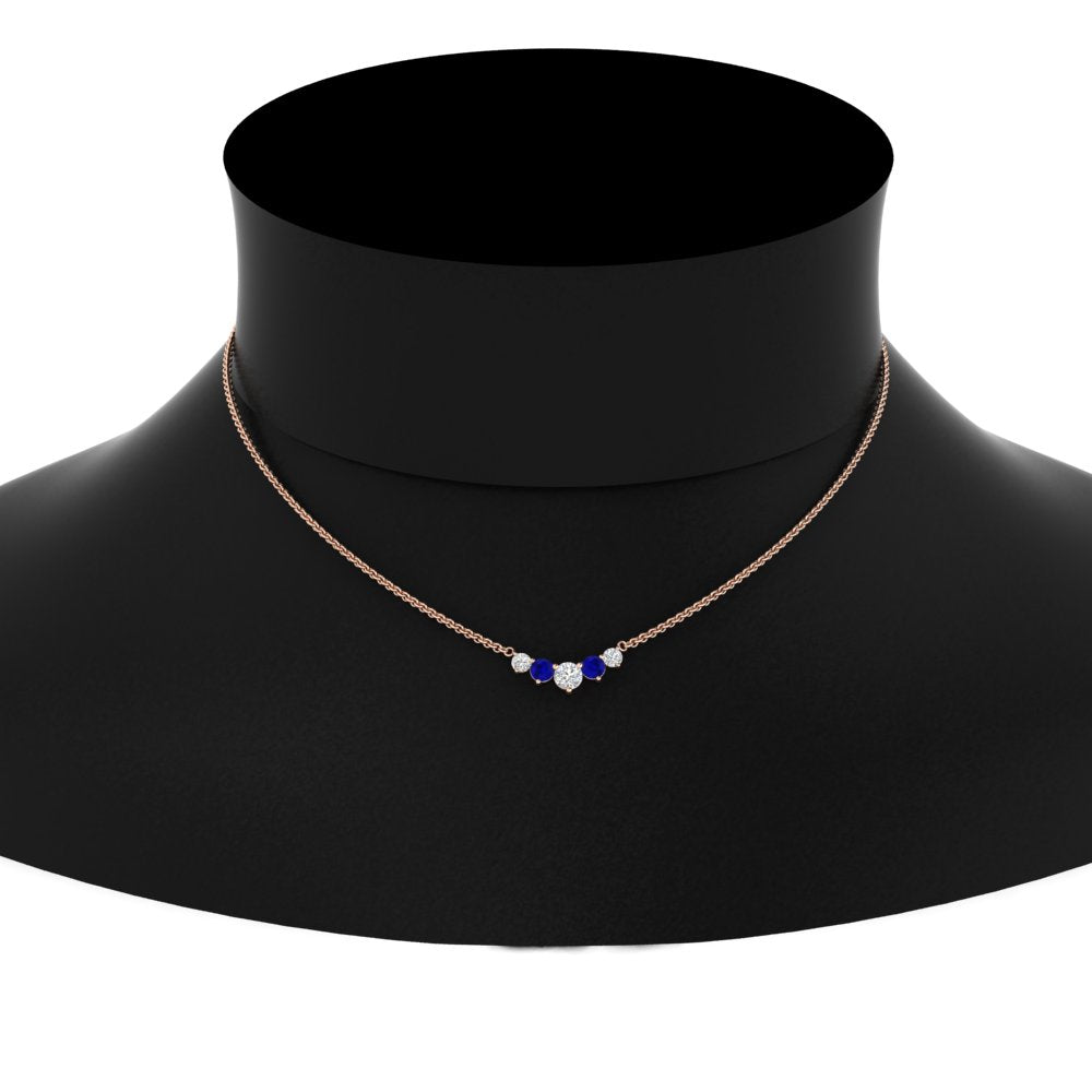 0.75 Carat Graduating Round Diamond Pendant Fascinating Diamonds