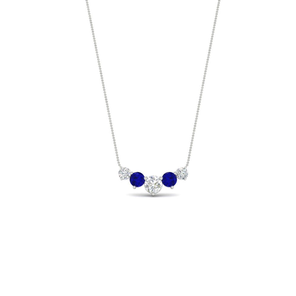 0.75 Carat Graduating Round Diamond Pendant Fascinating Diamonds