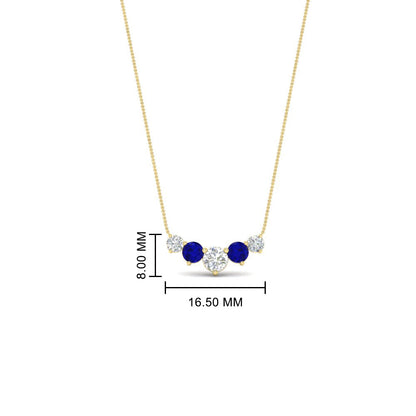 0.75 Carat Graduating Round Diamond Pendant Fascinating Diamonds
