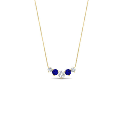 0.75 Carat Graduating Round Diamond Pendant Fascinating Diamonds