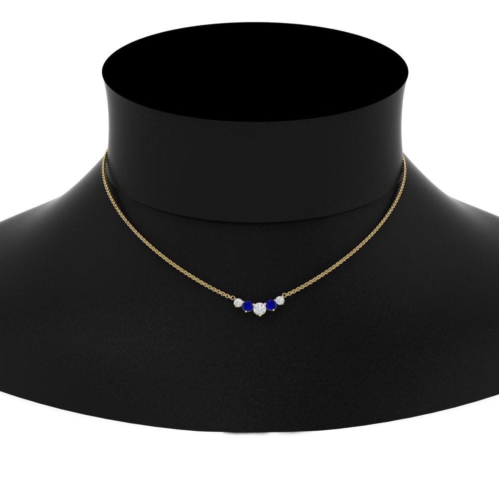 0.75 Carat Graduating Round Diamond Pendant Fascinating Diamonds