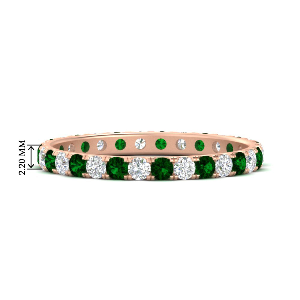 0.75 Ct. Round Eternity Wedding Band Fascinating Diamonds