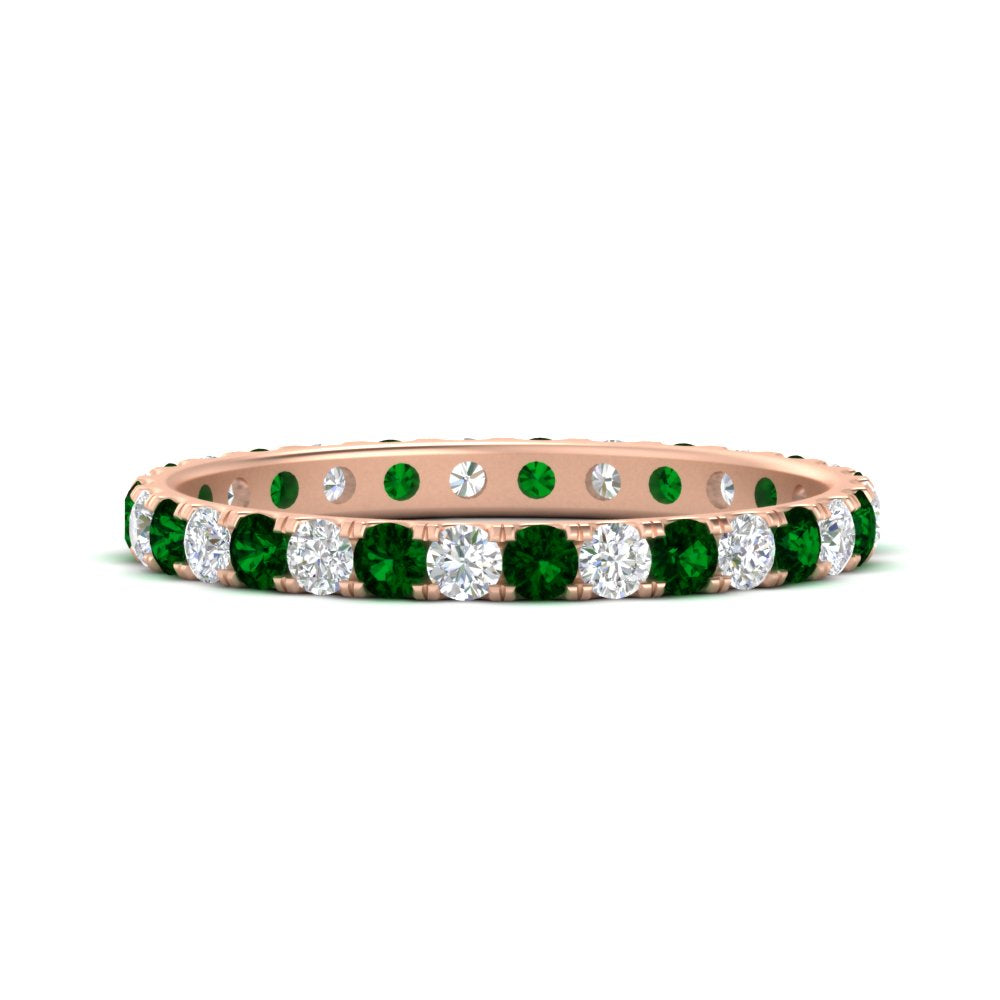0.75 Ct. Round Eternity Wedding Band Fascinating Diamonds