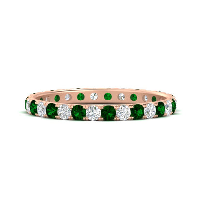 0.75 Ct. Round Eternity Wedding Band Fascinating Diamonds