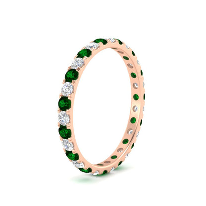 0.75 Ct. Round Eternity Wedding Band Fascinating Diamonds