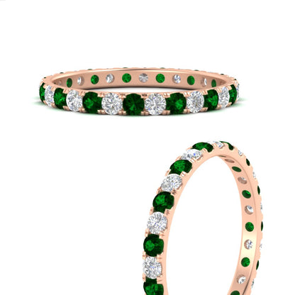 0.75 Ct. Round Eternity Wedding Band Fascinating Diamonds