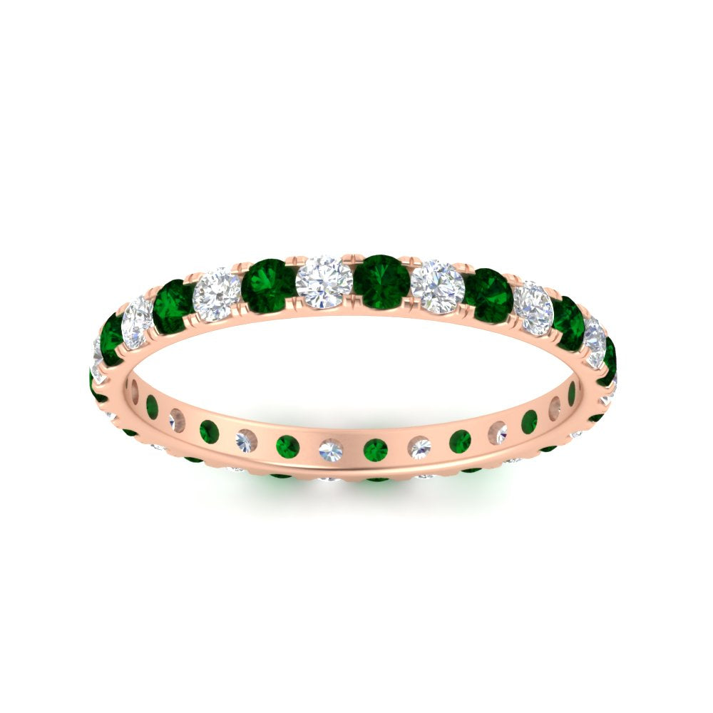 0.75 Ct. Round Eternity Wedding Band Fascinating Diamonds