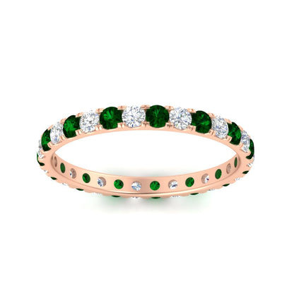 0.75 Ct. Round Eternity Wedding Band Fascinating Diamonds