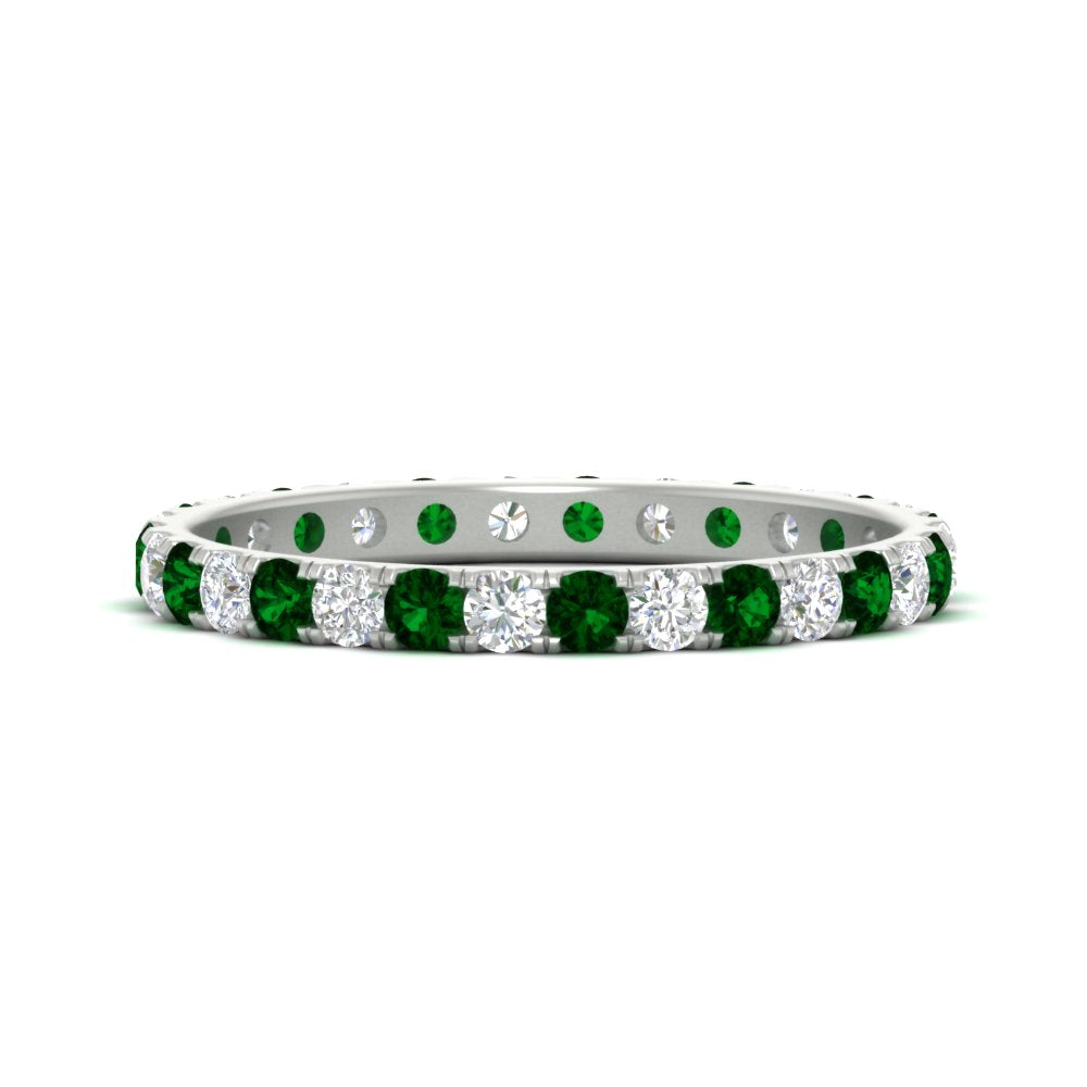 0.75 Ct. Round Eternity Wedding Band Fascinating Diamonds