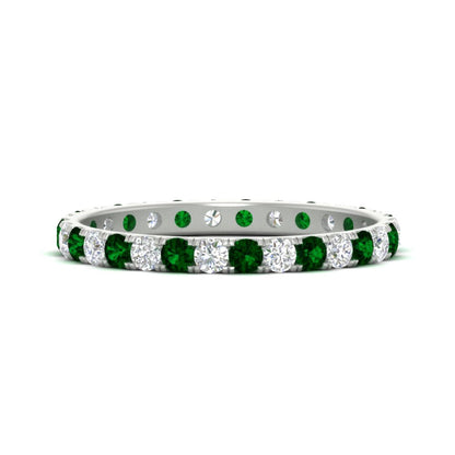 0.75 Ct. Round Eternity Wedding Band Fascinating Diamonds