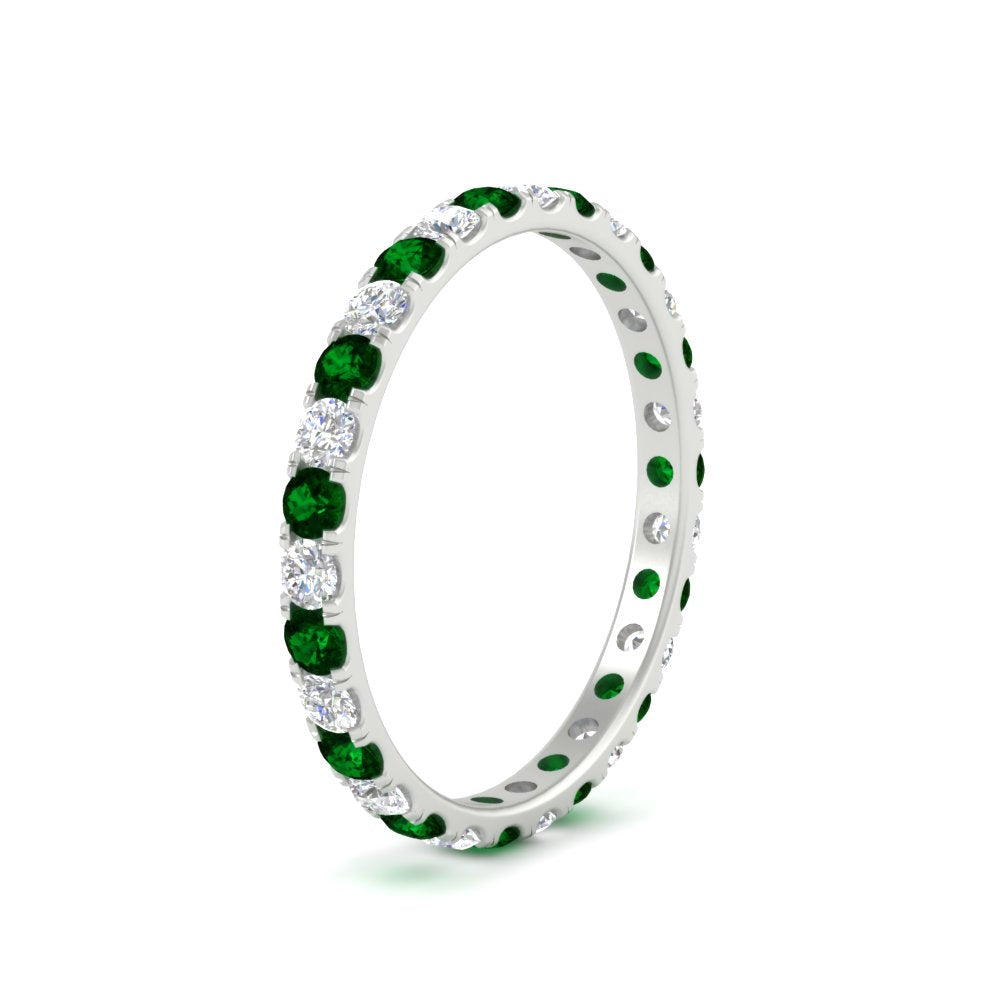 0.75 Ct. Round Eternity Wedding Band Fascinating Diamonds