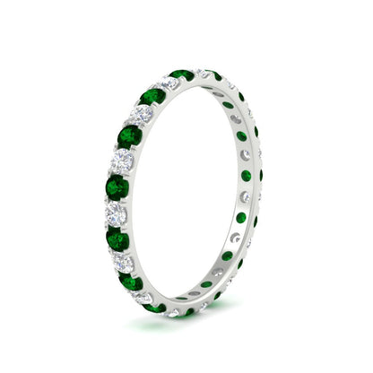 0.75 Ct. Round Eternity Wedding Band Fascinating Diamonds