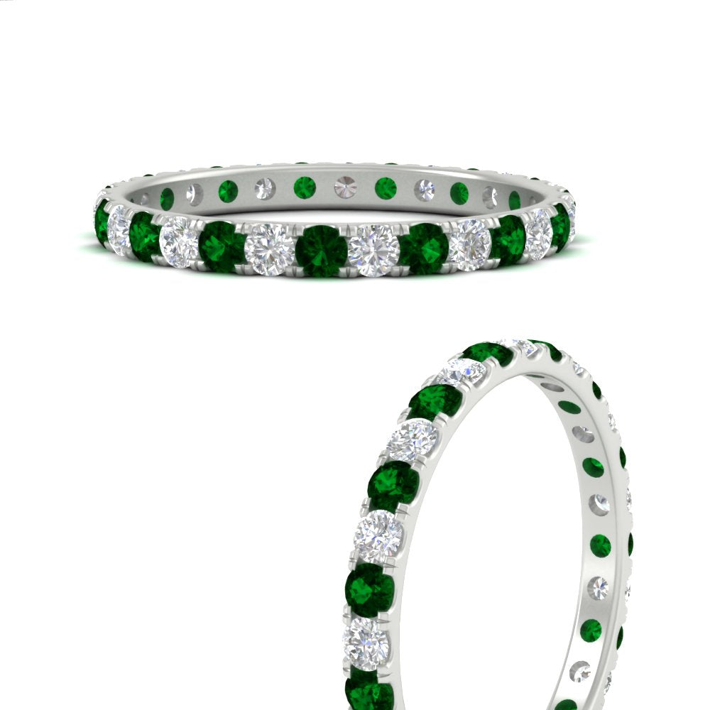 0.75 Ct. Round Eternity Wedding Band Fascinating Diamonds