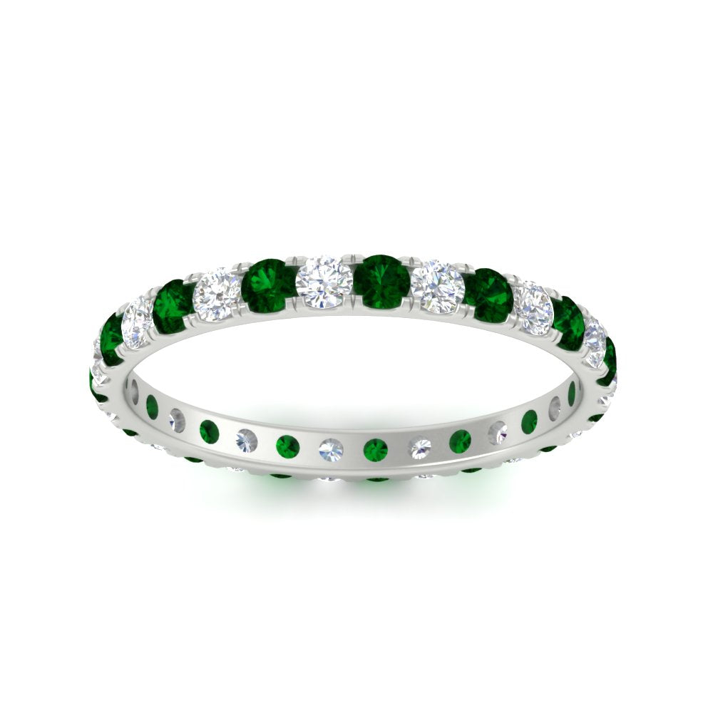 0.75 Ct. Round Eternity Wedding Band Fascinating Diamonds
