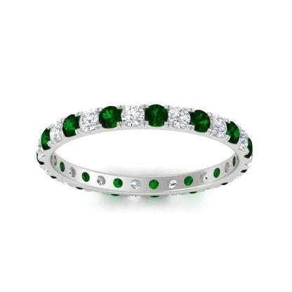 0.75 Ct. Round Eternity Wedding Band Fascinating Diamonds