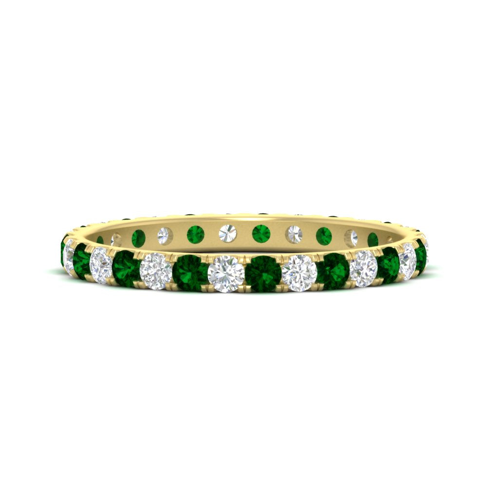 0.75 Ct. Round Eternity Wedding Band Fascinating Diamonds