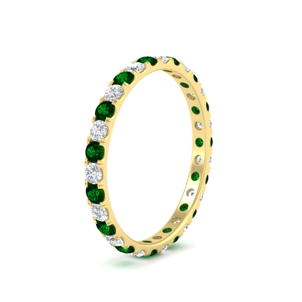 0.75 Ct. Round Eternity Wedding Band Fascinating Diamonds