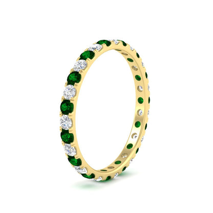 0.75 Ct. Round Eternity Wedding Band Fascinating Diamonds