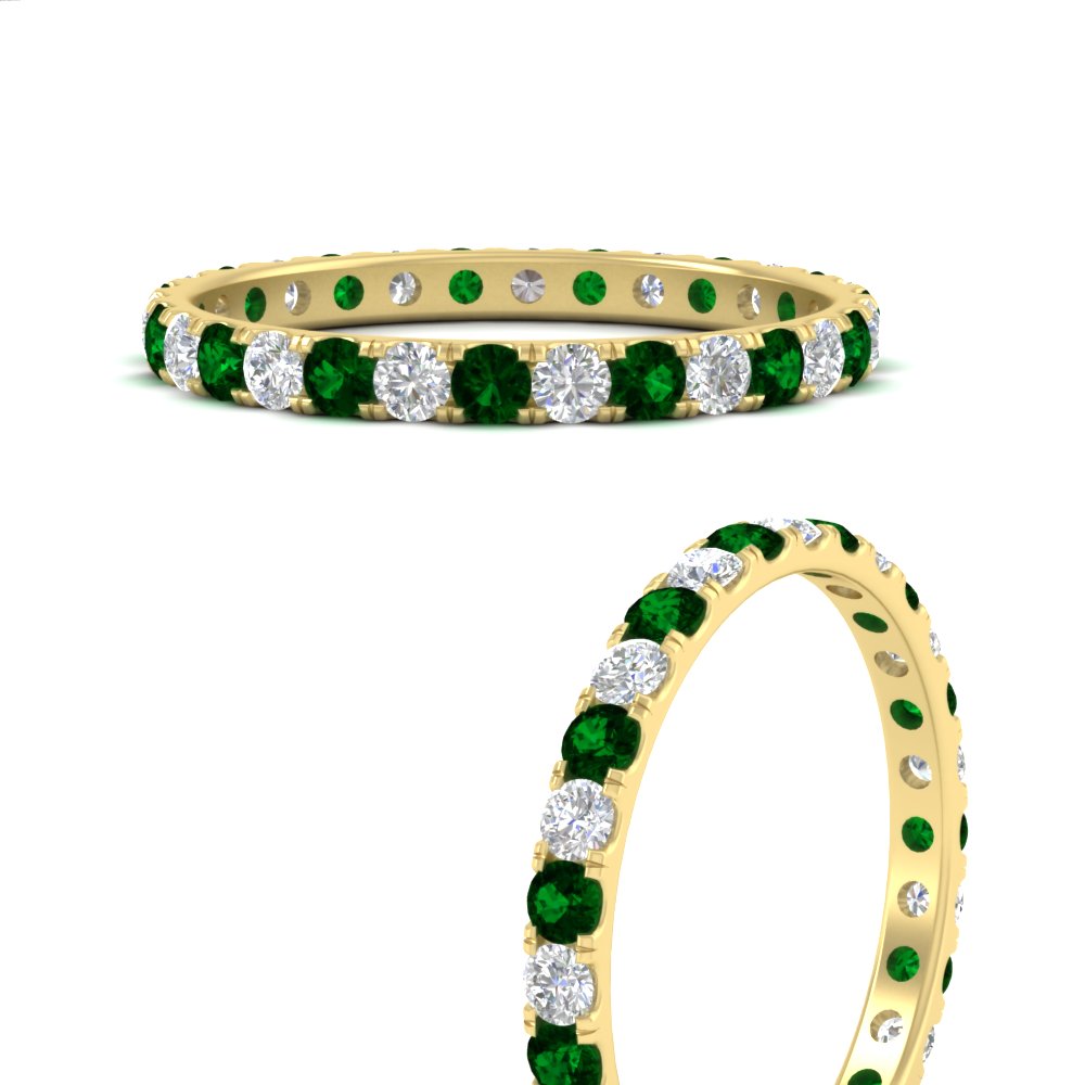0.75 Ct. Round Eternity Wedding Band Fascinating Diamonds