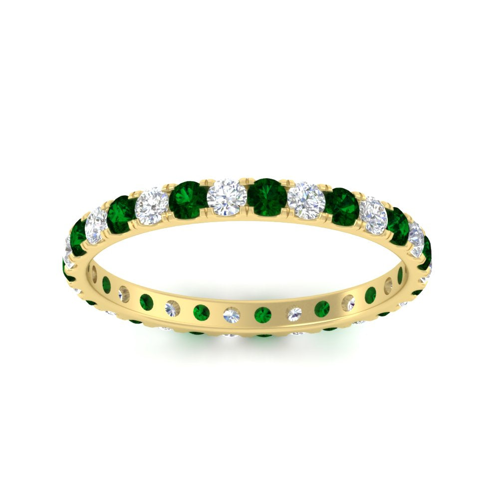 0.75 Ct. Round Eternity Wedding Band Fascinating Diamonds