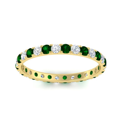 0.75 Ct. Round Eternity Wedding Band Fascinating Diamonds
