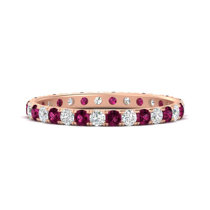 0.75 Ct. Round Eternity Wedding Band Fascinating Diamonds